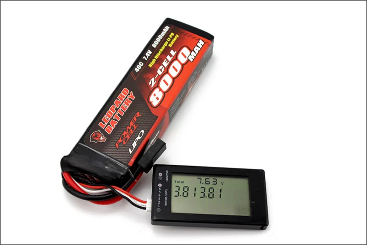 LEOPARD 8000MAH 2S 7 4 V 40C Высокая разрядка LIPO батарея для SUMMIT E-REVO UDR | Игрушки и хобби