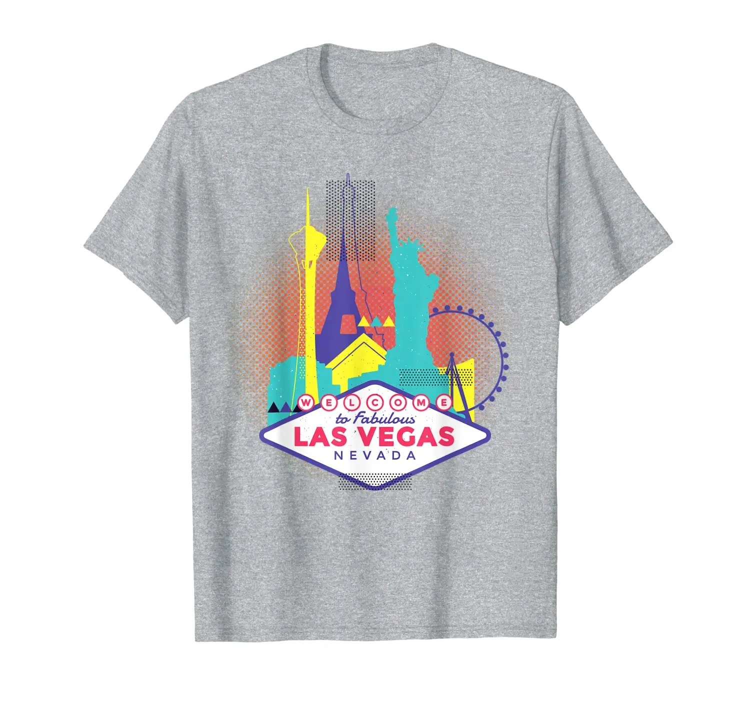Сувенирный памятный подарок для путешествий в Лас Вегас Невада футболка