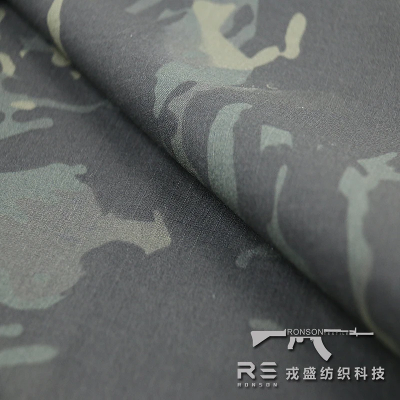 1 5 м X1 MCBK DIY TC полиэфирная хлопковая клетчатая камуфляжная черная Cordura |