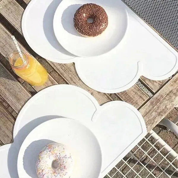 Новинка 1 шт. силиконовая салфетка в форме облака Легкая очистка нескользящий