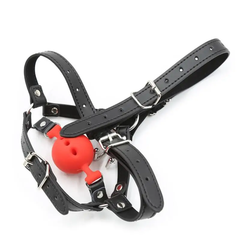 Упряжка для головы с крючком носа шариковый зажим фетиш SM удерживающий