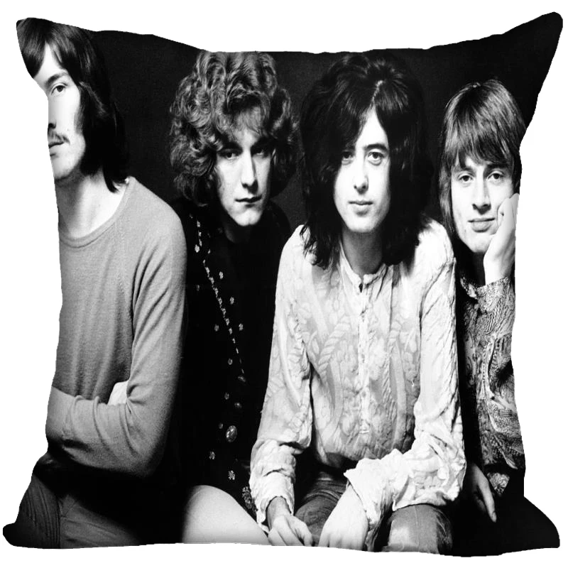 Новое поступление Led Zeppelin наволочка для спальни для дома или офиса, декоративные наволочки квадратная Подушка на молнии чехлы Сатиновые мягкие не выцветают - Цвет: 23