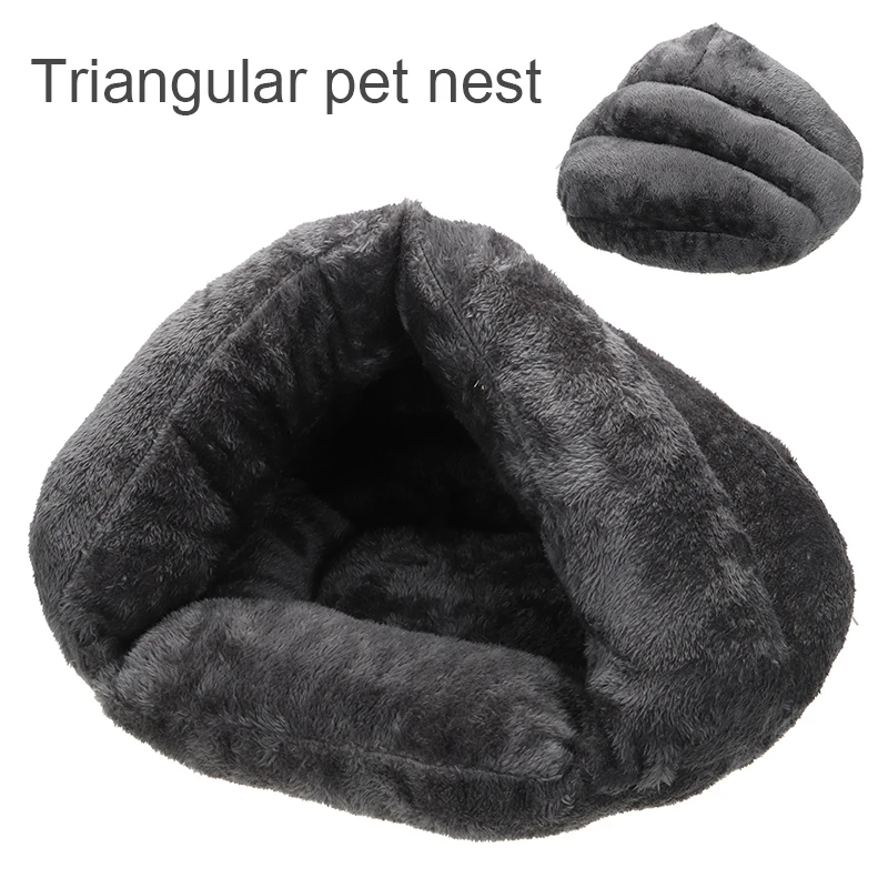 

Warm Soft Pet Cat Dog Nest Bed Puppy Soft Warm Cave House Winter Sleeping Bag Mat Pad Cats Sleeping Nest Cave Bed Pet Supplies