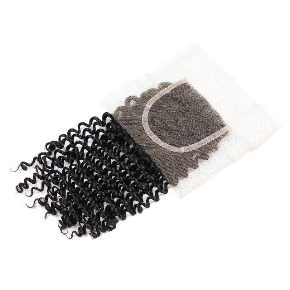 Stema монгольская причудливая завивка человеческие волосы пучки с закрытием 3 шт