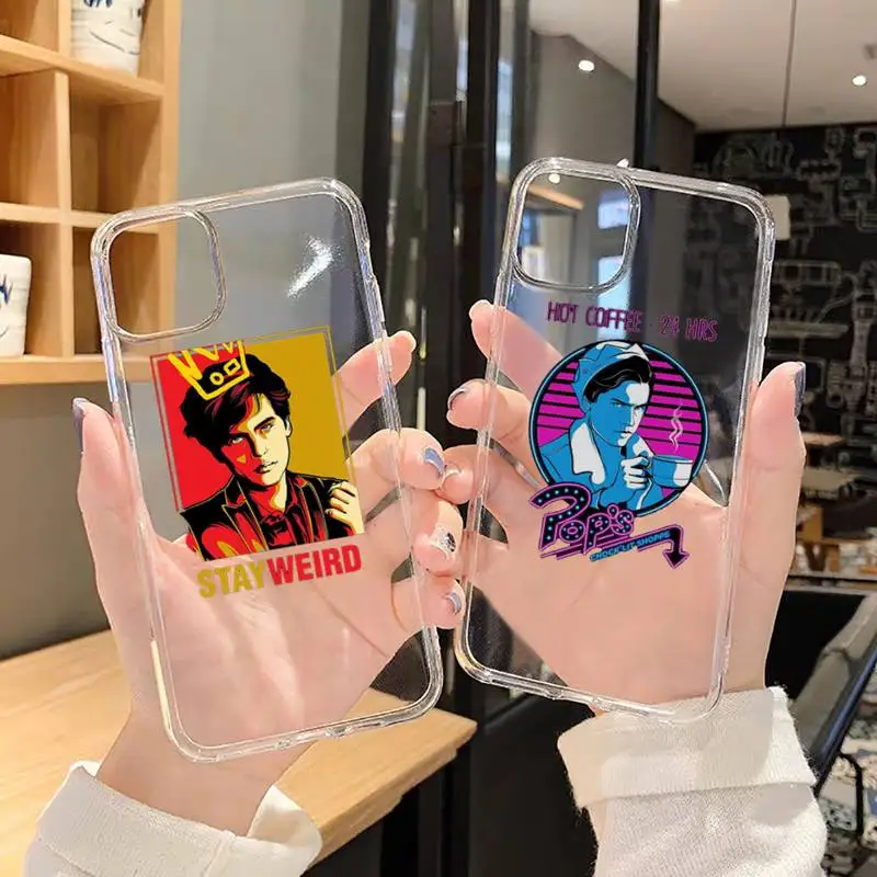 

American Riverdale Southside Serpent Jughead Jones Phone Case Transparent for iPhone 6 7 8 11 12 s mini pro X XS XR MAX Plus SE