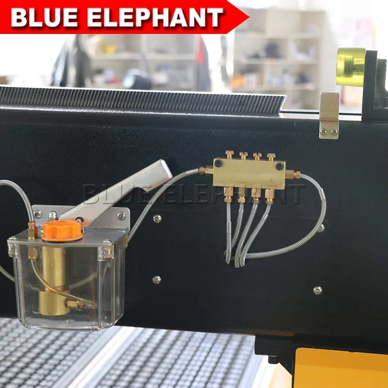 Станок с ЧПУ BLUE ELEPHANT 2100 3000 мм 3 осевой фрезерный станок системой сбора пыли 2130 и