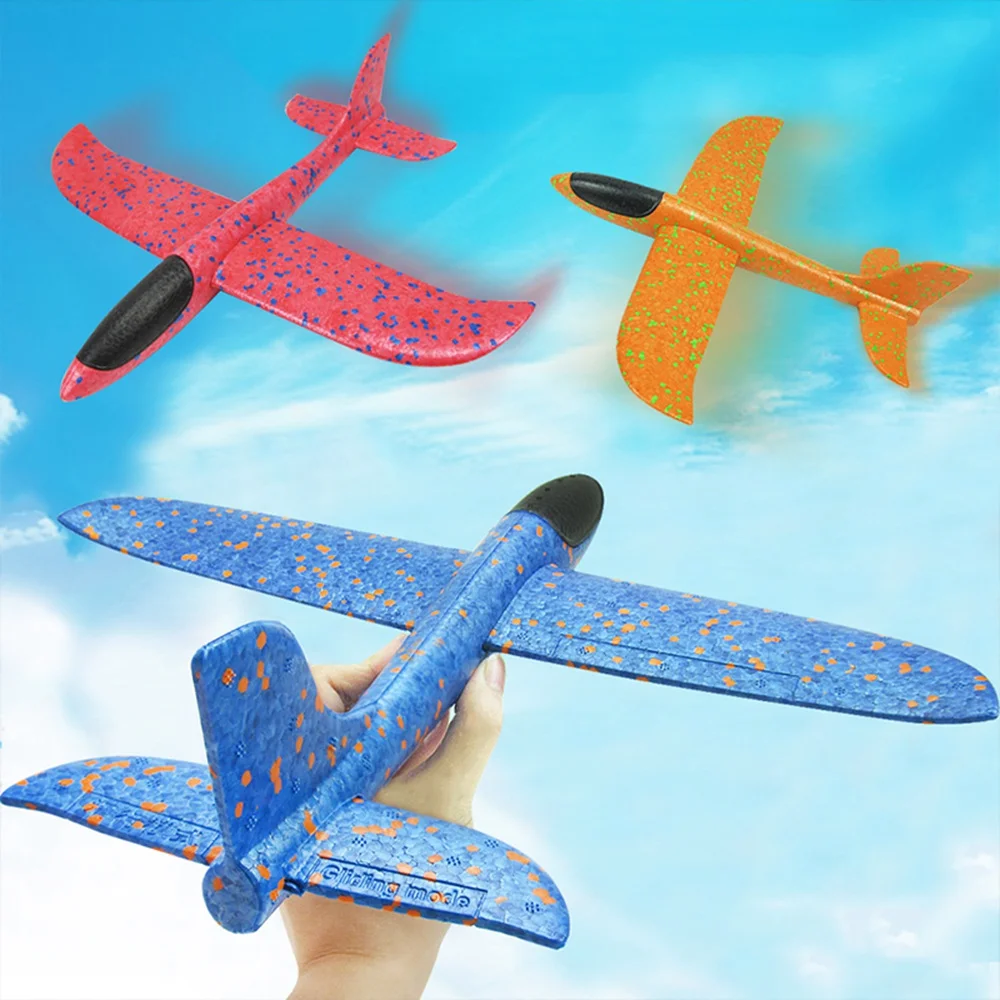 3 шт. DIY ручной бросок Fly AB Glider игрушки-самолеты для детей EPP Поролоновый самолет