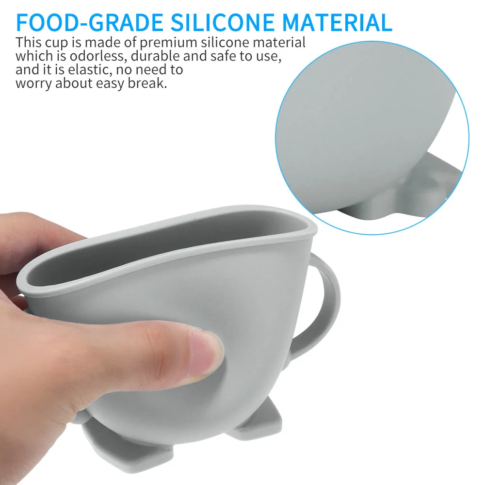 

Baby Silicone Sippy Cups Feeding Cups Baby Learning Stuff Baby Drinkware For Toddlers & Kids With Silicone Straw Cup Lids Solid