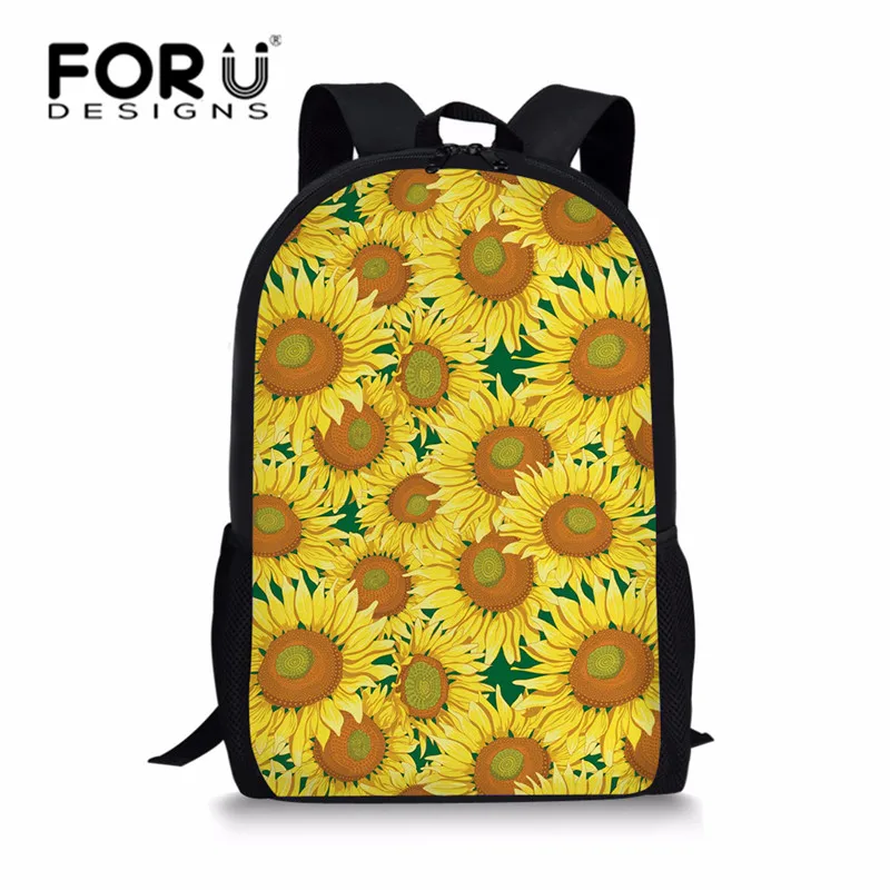 L5262C FORUDESIGNS/Комплект детских школьных сумок для девочек, школьный детский школьный рюкзак с подсолнухом, школьный рюкзак, комплект Mochila Infantil - Цвет: L5262C