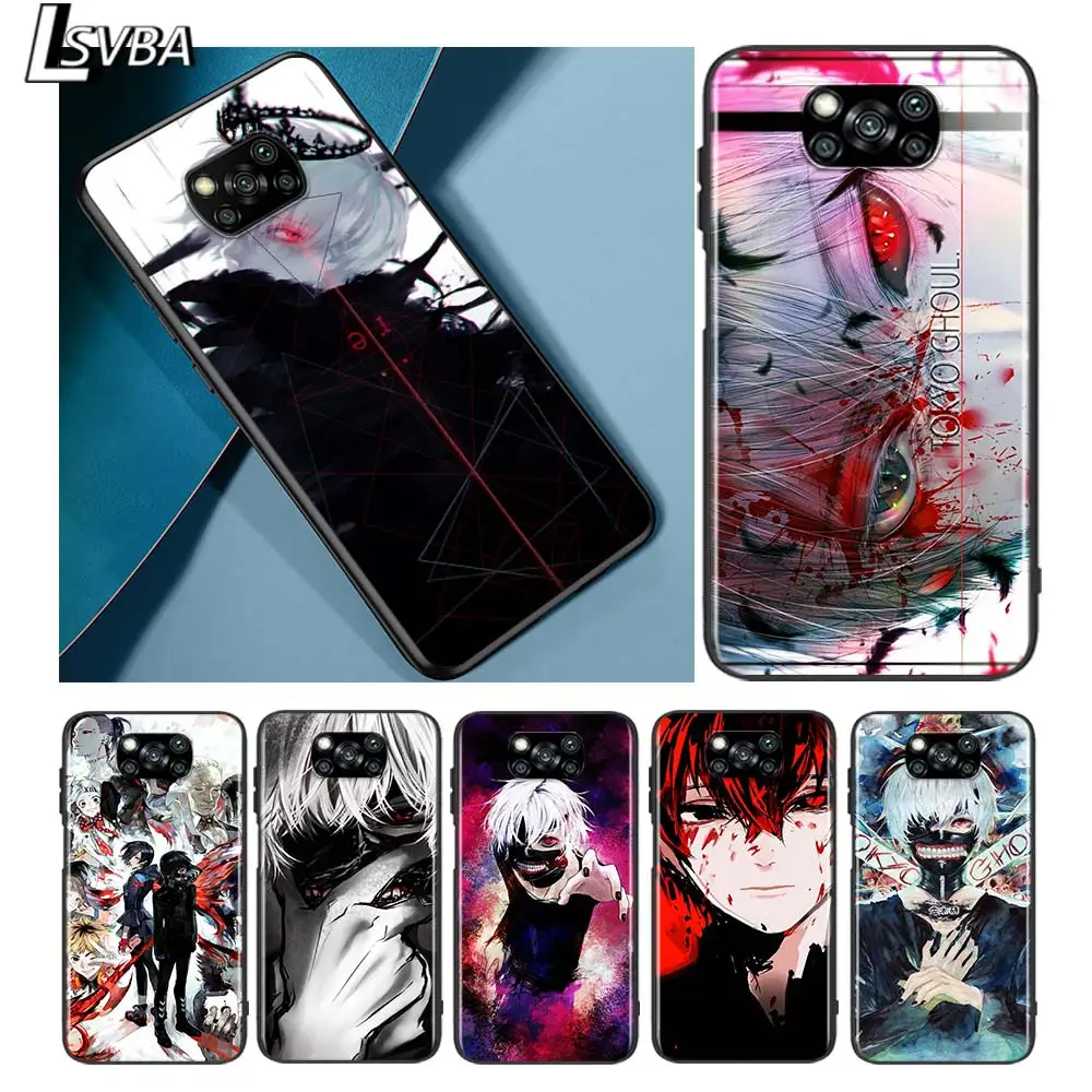 

Anime Tokyo Ghoul for Xiaomi Redmi K30 K30S Mi 10T Lite Pro Poco X3 NFC X2 M3 M2 F2 Pro C3 F1 Soft Black Phone Case