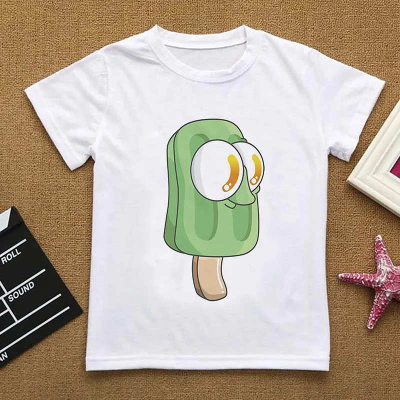 

3-12Th Jungen T Shirts Sommer Beste Freund Eis Heiber Hund Burger T-shirt Madchen Oansatz Lustige Madchen Shirts Drop Ship