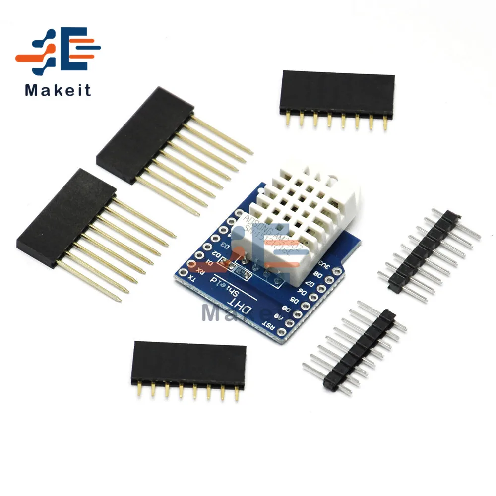 Плата разработки WeMos D1 MINI ESP8266 ESP-12F CH340G CH340 WIFI DHT22/AM2302 модуль датчика температуры и