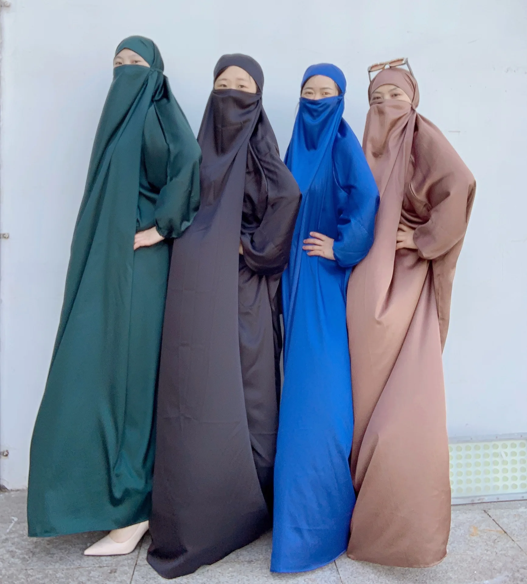 ИД с капюшоном мусульманский хиджаб платье молитвенная одежда Jilbab Abaya длинная