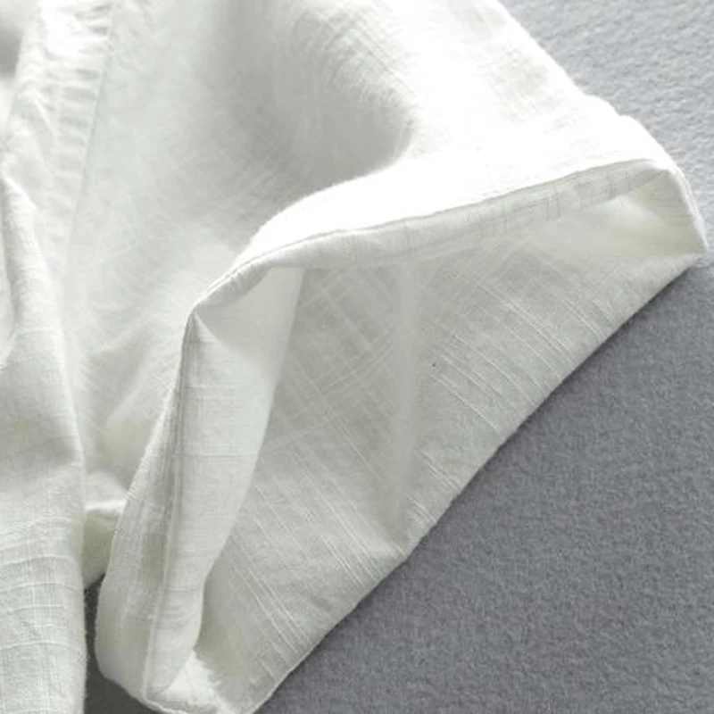 

Pure Cotton Shirts Men Chinese Fashion Casual Men's Shirt Short Sleeve Plus Size 4XL Men Brand Clothing European Steetwear A736