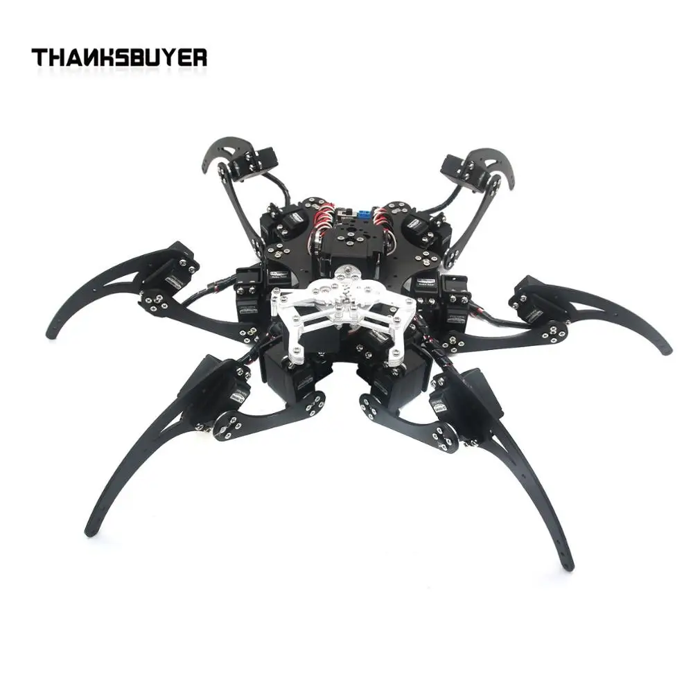20DOF Комплект алюминиевых гексаподов робот пауков с 20 сервоприводами и платой