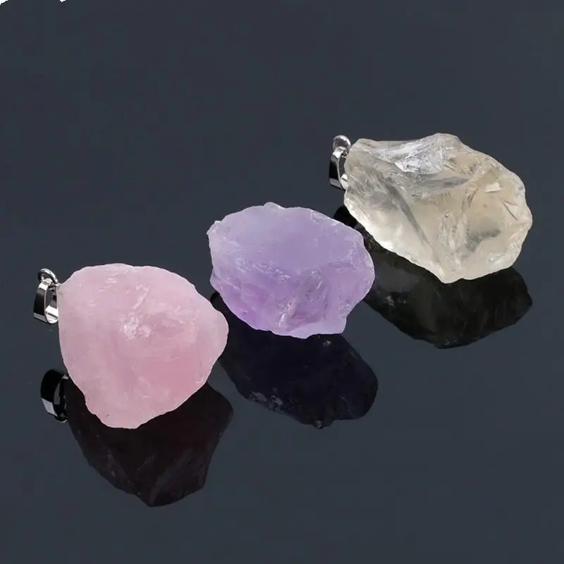 

Натуральные желтые фиолетовые Кристальные украшения, icrystal камень diy