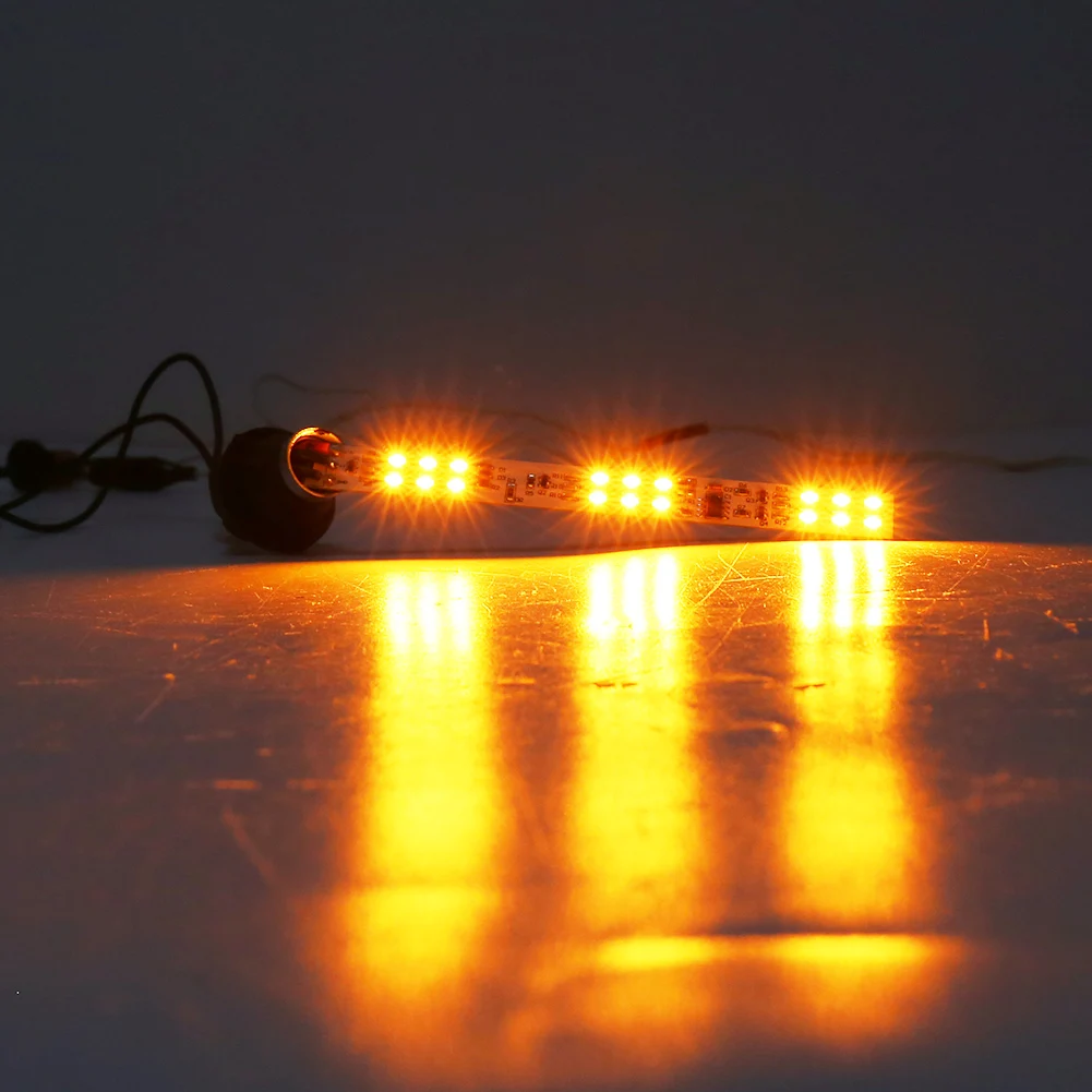 

White/Amber Car LED Sequential Flash Turn Signal Light Bulbs For Jeep Wrangler JL 2018 2019 2020