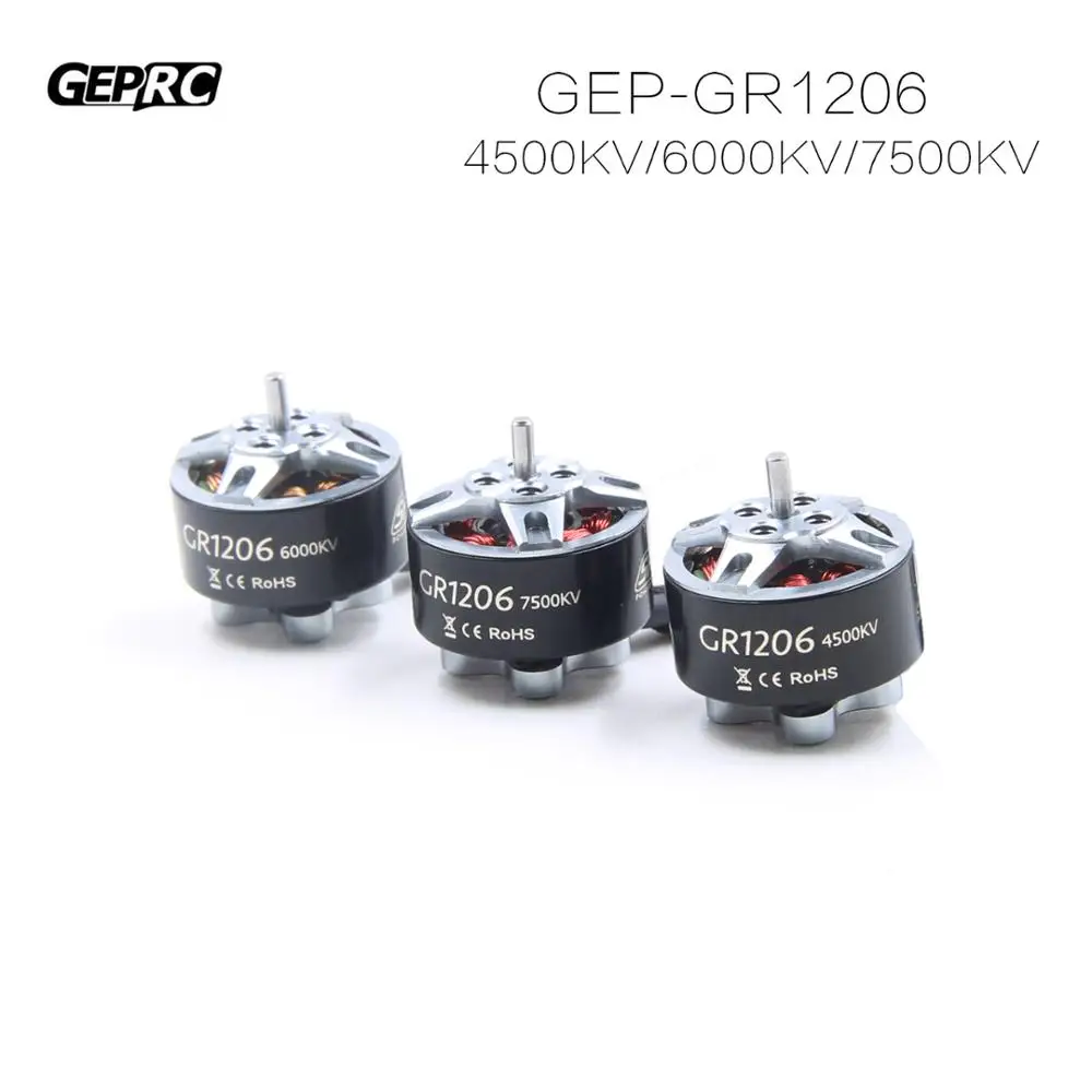GEPRC GEP-GR1206 бесщеточный двигатель 4500KV 6000KV 7500KV для RC DIY FPV CineWhoop аксессуары
