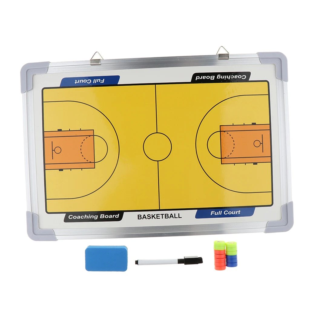 

Basketball Coaching Marker Board Tactic Strategy Training Clipboard
