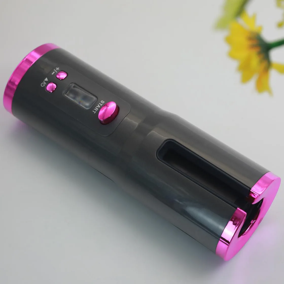 

Cordless Automatic Hair Curler USB Rechargeable Portable Wireless Curling Iron Ceramic Curler Wand Auto Rotating Styling Tools
