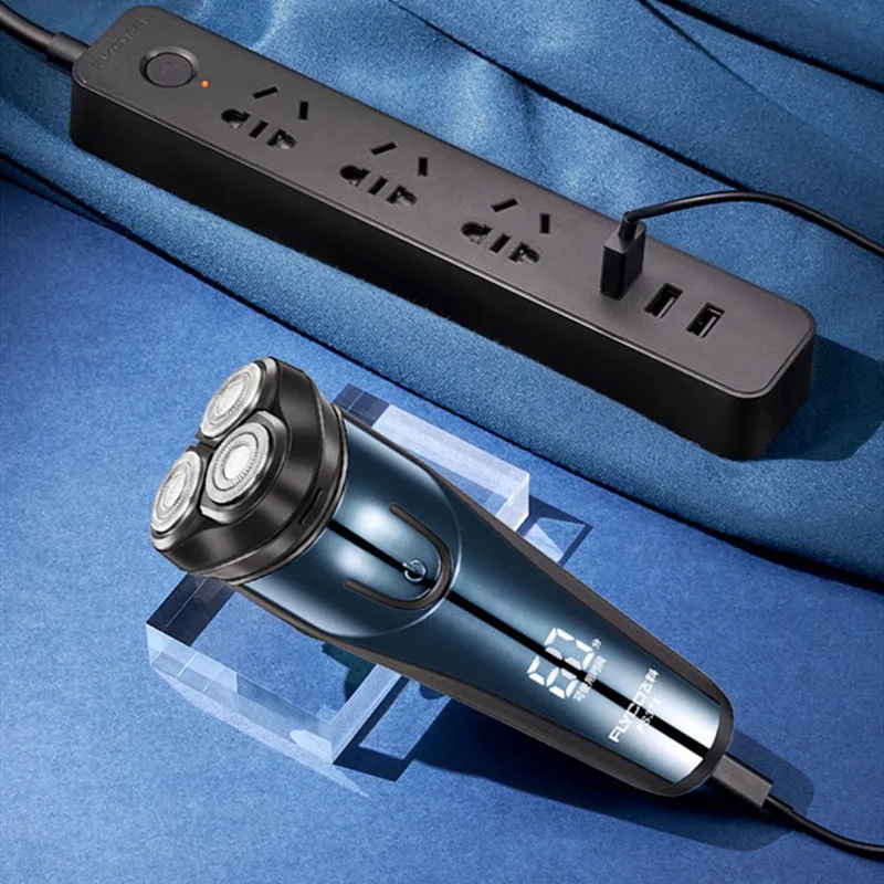 Электробритва FLYCO Мужская моющаяся с зарядкой USB Type-C | Бытовая техника
