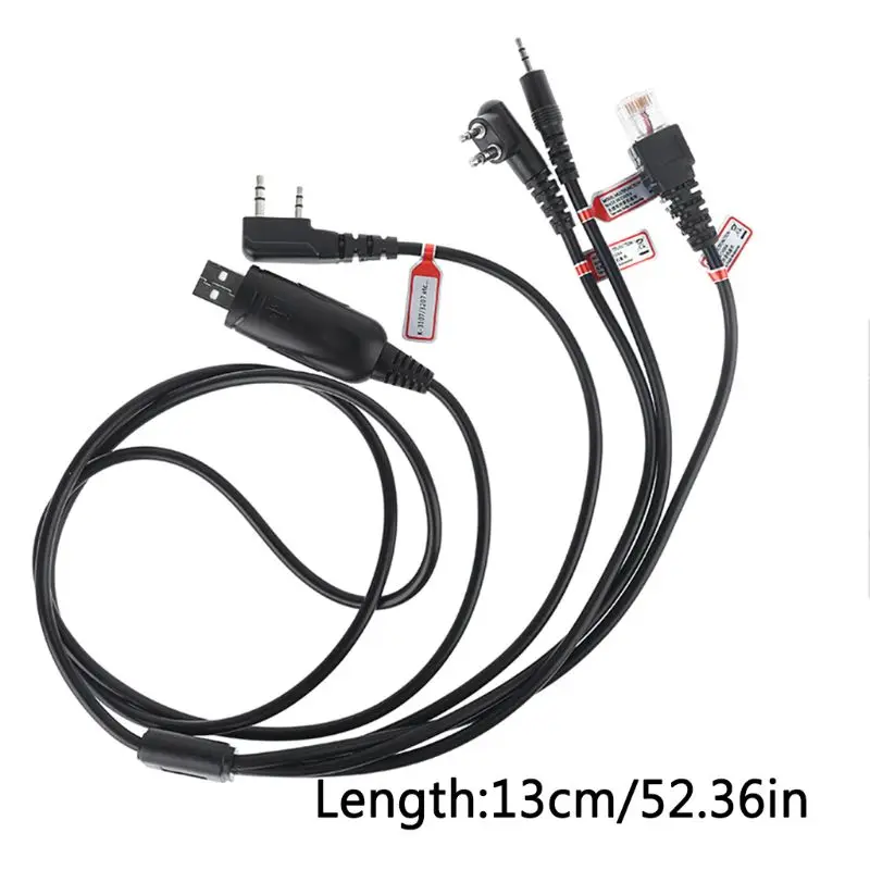 Новинка 2020 4 в 1 прочный Кабель для программирования USB шнур KENWOOD TM-271A TM471A |