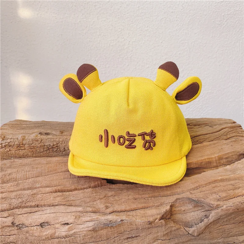 

W118 8-36 month Baby Caps Summer spring Girl Boys Sun Hat with Ear Baseball Hats Newborn Infant Toddler Sun Protection Hat