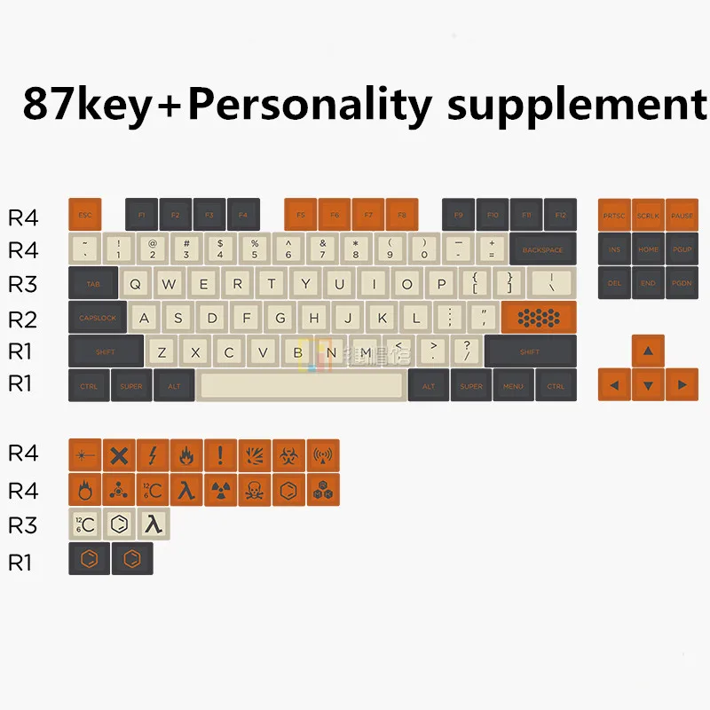 Большие Углеродные колпачки для ключей PBT процесс сублимации K70 filco cherry 3000 3850