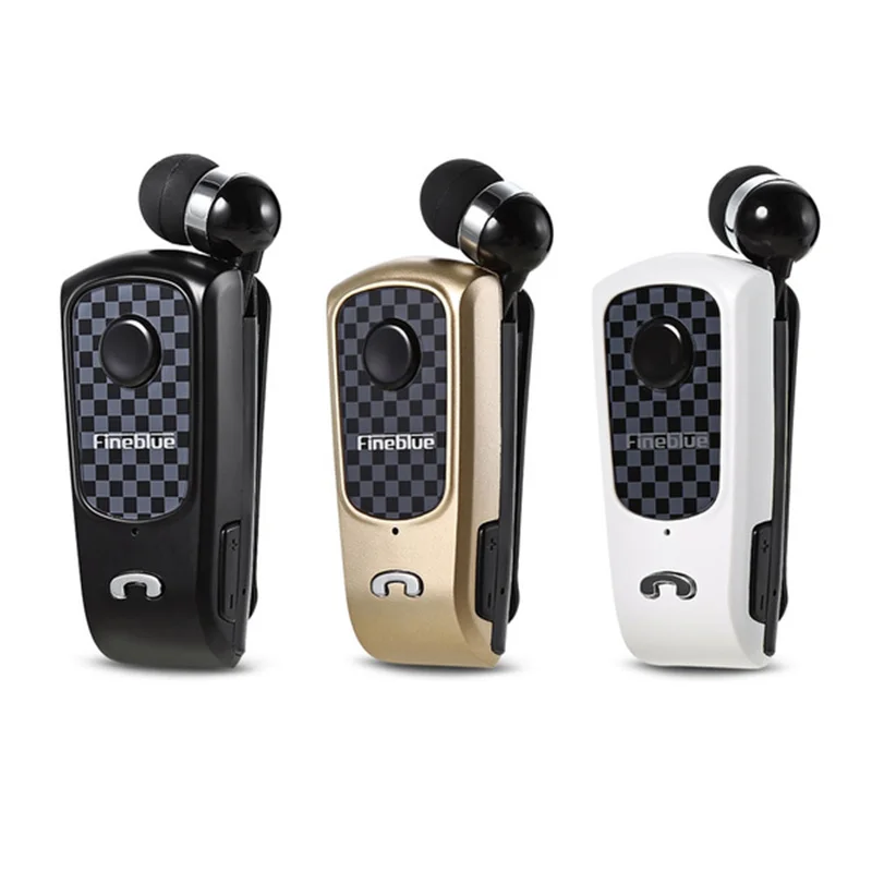 Беспроводная гарнитура Fineblue Bluetooth F PLUS Mini V5.0 с клипсой наушники режимом громкой