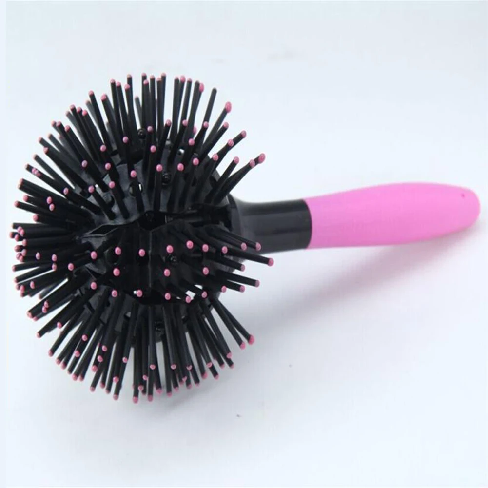 Модная 3d щетка для волос с изгибом в виде бомбы стильный аксессуар гребень