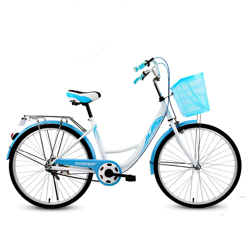 Женский 22 24 дюймовый карбоновый стальной велосипед Ретро городской студенческий