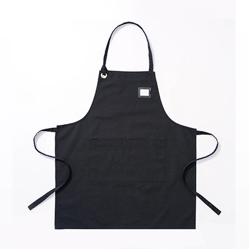 

Waterproof canvas apron, restaurant, coffee shop, milk tea shop, bakery shop, simple work clothes, custom logo