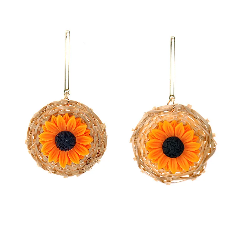 

Flowers Fashion Dangle Earrings For Women 2021 Valentine's Day Gift Trend Jewelry