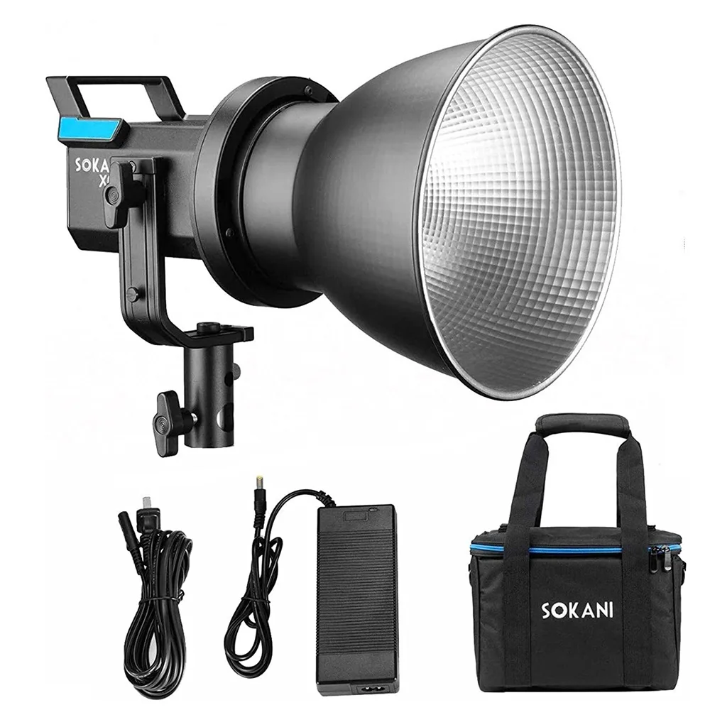 Sokani X60 V2 RGB 80 Вт светодиодный видео COB светильник 5600K уличная фотосъемка при