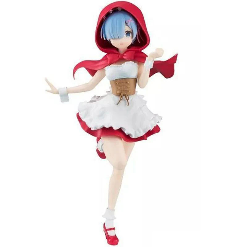Фигурка японского аниме Re:Life in a different world from zero Ram/Rem red hat экшн фигурка Модель