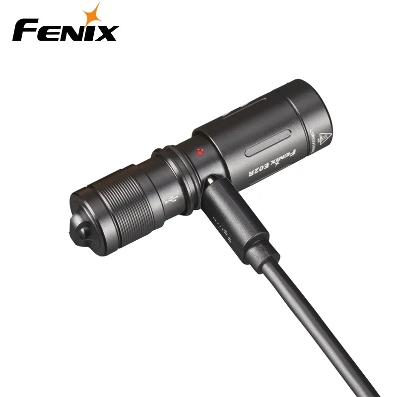 Fenix E02R USB Перезаряжаемый брелок фонарик Встроенный перезаряжаемый