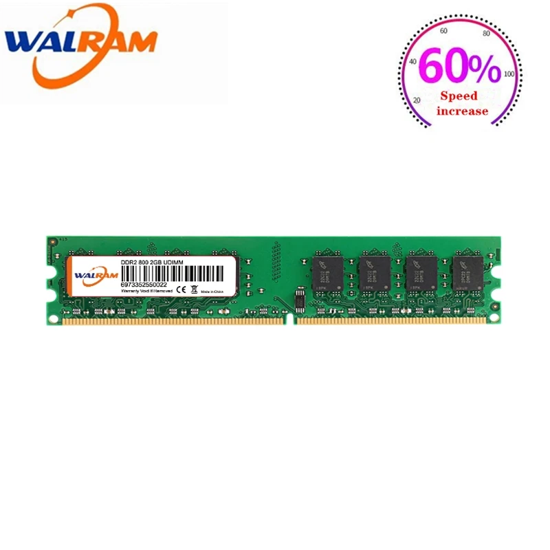 

Модуль ОЗУ Wal для настольного ПК, оперативная память, модуль памяти DDR2 DDR3 PC3 1600 МГц 1333 МГц 800 МГц 667 МГц PC2 6400 2 ГБ 4 ГБ 8 ГБ для intel