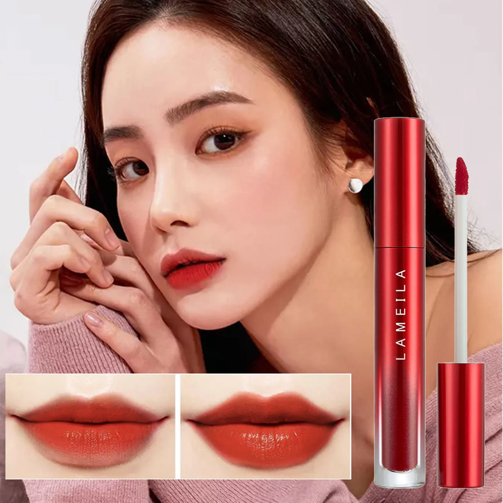 Глянцевый стойкий питательный увлажняющий Профессиональный Макияж для губ