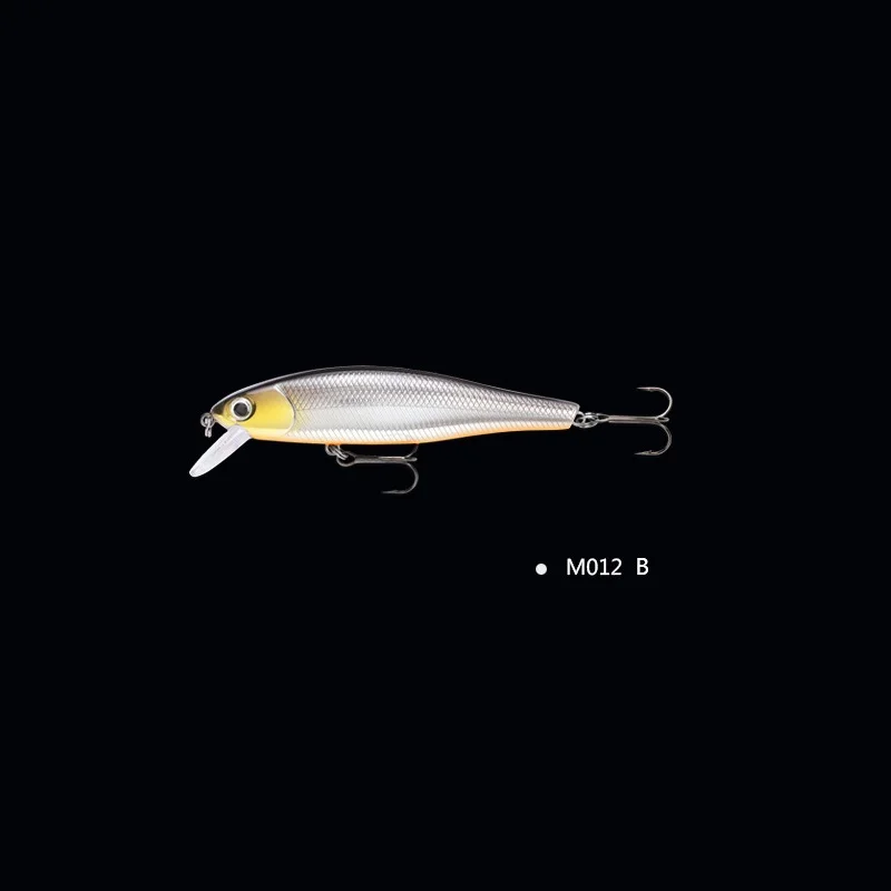 M012 - B Мини Minnow 6g 85 мм рыболовные приманки высокое качество плавающая качели жесткая приманка свимбейт crankbait whopper plopper pesca бас щука - Цвет: M012 - B