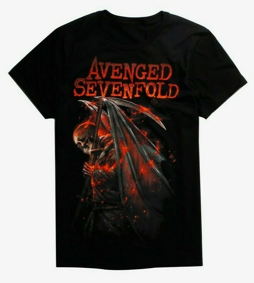 

Avenged Sevenfold A7X Fire Reaper T Shirt Nwt Authentic Licensed