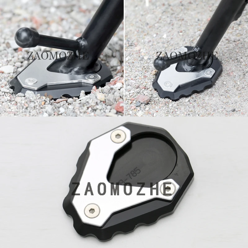 

For BMW F850GS F750GS 2018 2019 Motorcycle CNC Aluminum kickstand sidestand stand extension enlarger pad