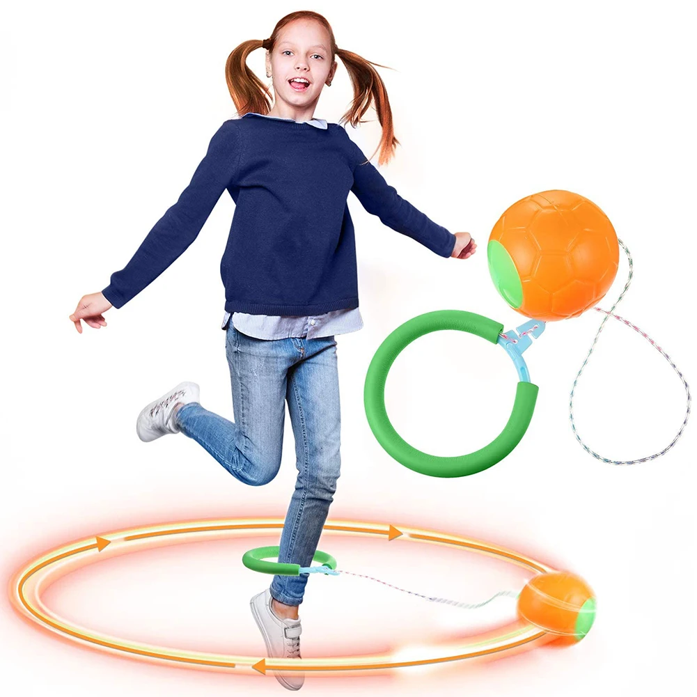 

Swing Balls Jumping Swing Toy Ankle Skip Ball Jump Ropes Sports Fitness Game for Kids Balance Exercise