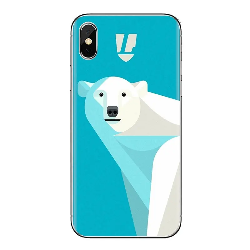 For Xiaomi Redmi 4A S2 Note 3 3S 4 4X 5 Plus 6 7 6A Pro Pocophone F1 lovely white polar bear Transparent Soft Cases Covers |