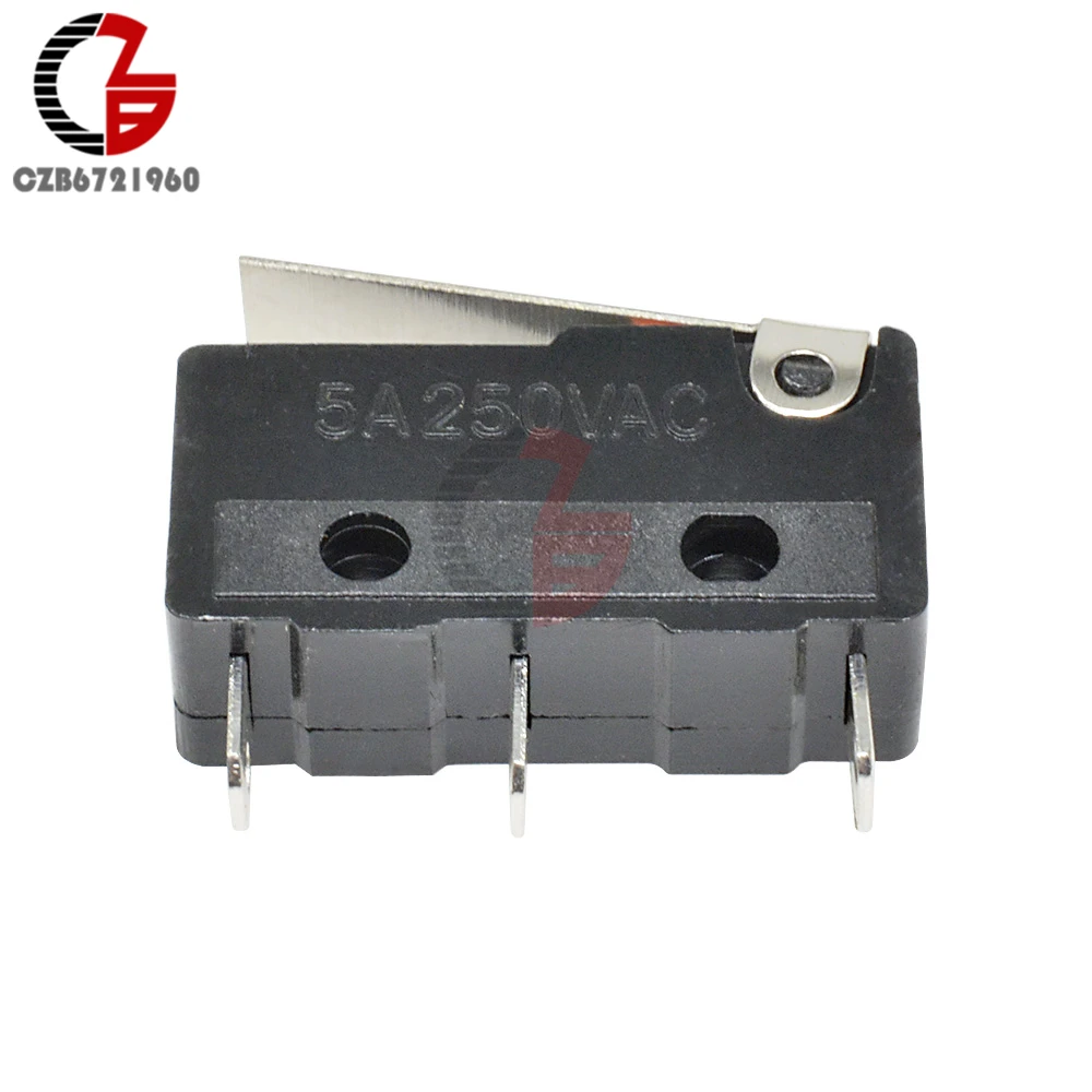 10 шт. KW11-3Z 5A 250V микропереключатель 3Pin такт переключатель пряжки микро переключатель выключатель для бытовых Приспособления