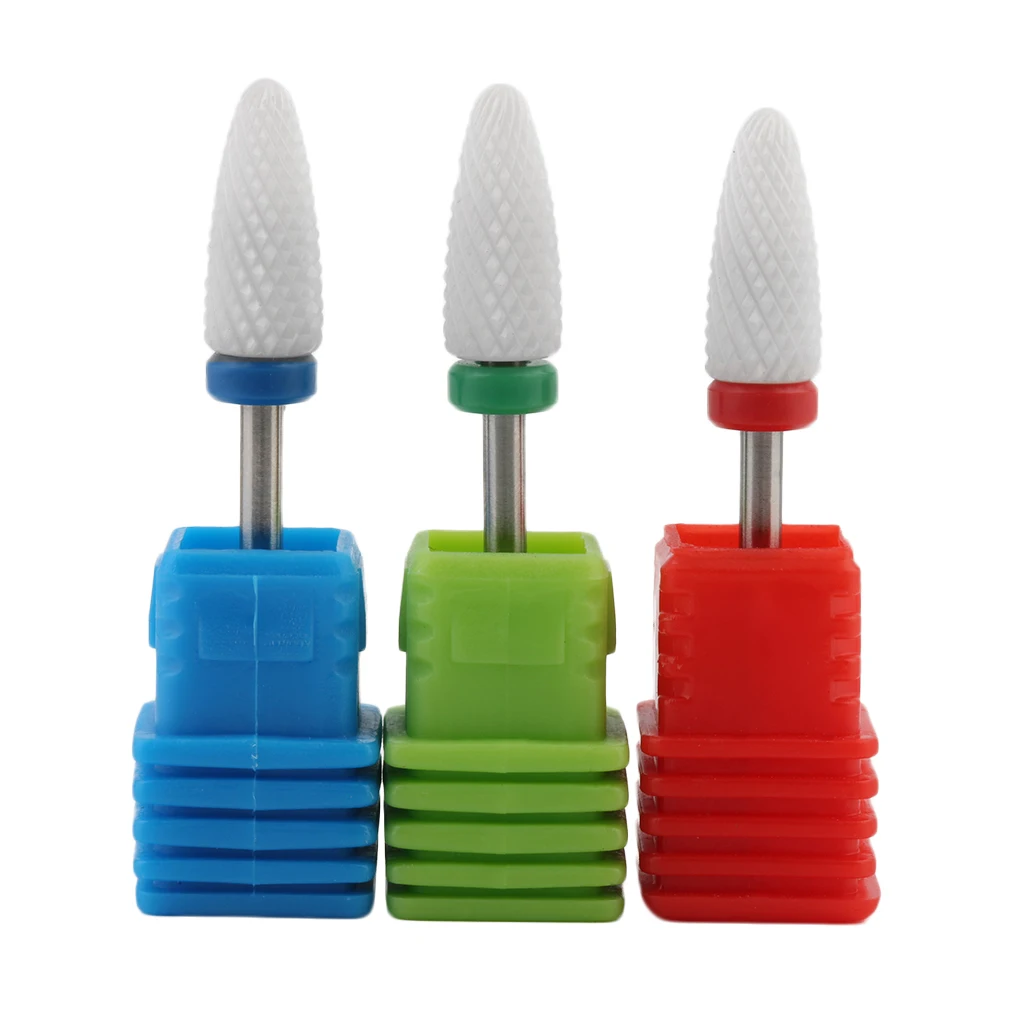 

HOT Antibacterial & Ceramic Nail Drill Bit Electric Manicure Machine Accessories Cutter Nail File Resistant to Acid Alkali