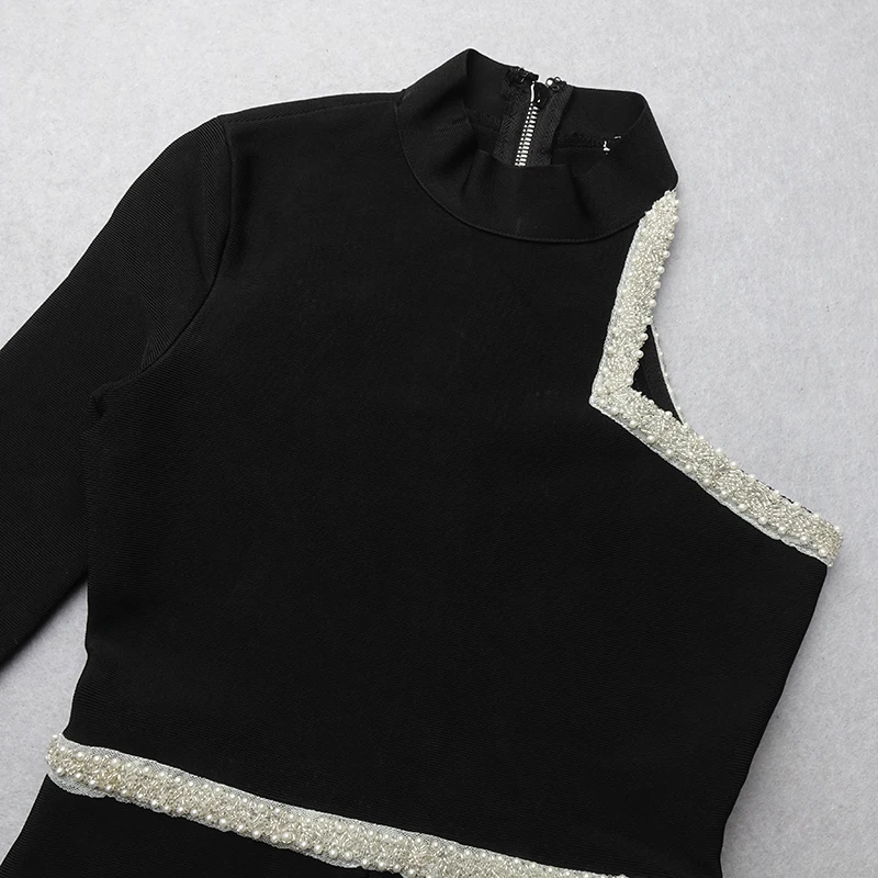 PB 2020 Осенний хит новинка шикарные Украшенные бусинами кружевные из кусков