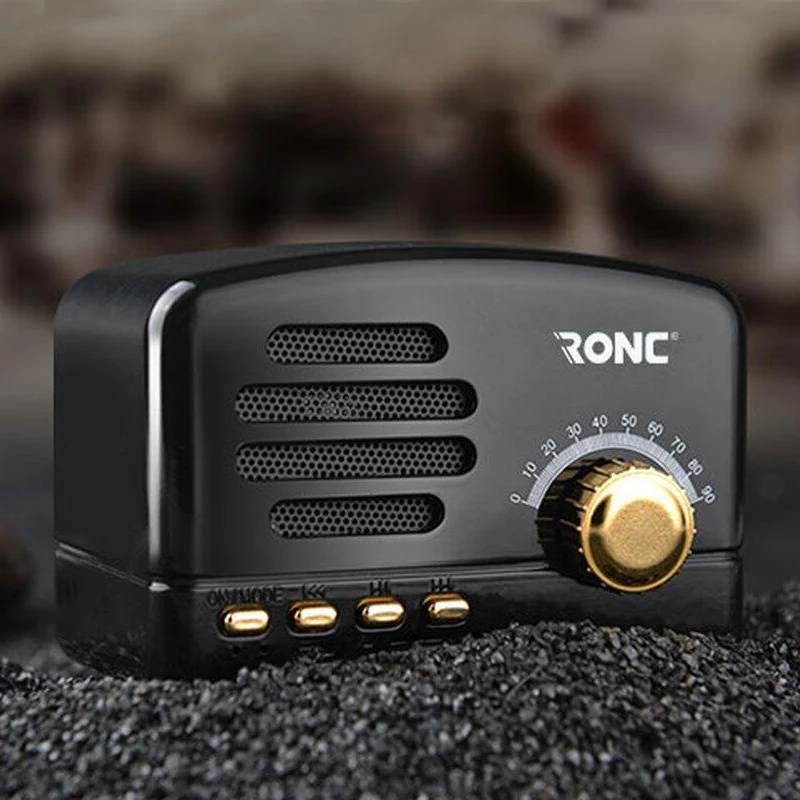 

Retro BT Speaker Wireless Portable Mini Vintage Speakers Sound Box Audio Music Player Support TF Card FM Creative Gift