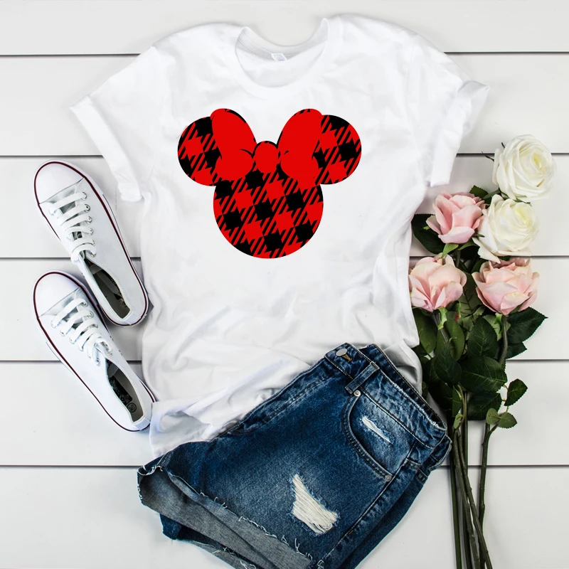 Женская футболка с рисунком оленя, праздничная, новогодняя, Рождественская, графическая, женская, женская одежда, футболки, футболки - Цвет: GJS20149