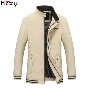 HCXY, мужские куртки, мужская куртка, Мужское пальто, мужская верхняя одежда, одежда, стоячий воротник, рукав в рубчик, приталенная, 100% хлопок