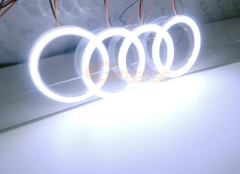 Для Kawasaki NINJA ZX14R ZZR1400 2012 2018 отличный ультра яркий COB led angel eyes kit halo rings|Фара для авто в